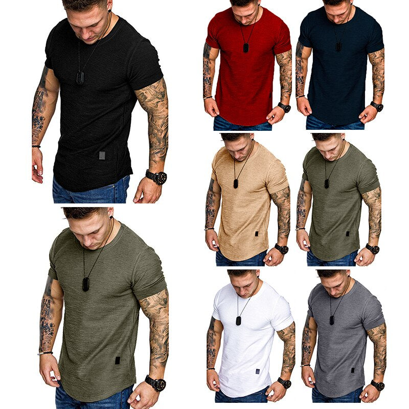 "Ultimate Men's Summer T-Shirt: Stylish, Comfortable, and Perfect for Fitness and Sports"