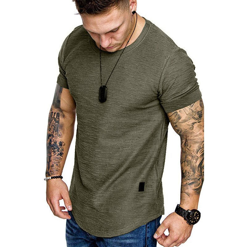 "Ultimate Men's Summer T-Shirt: Stylish, Comfortable, and Perfect for Fitness and Sports"