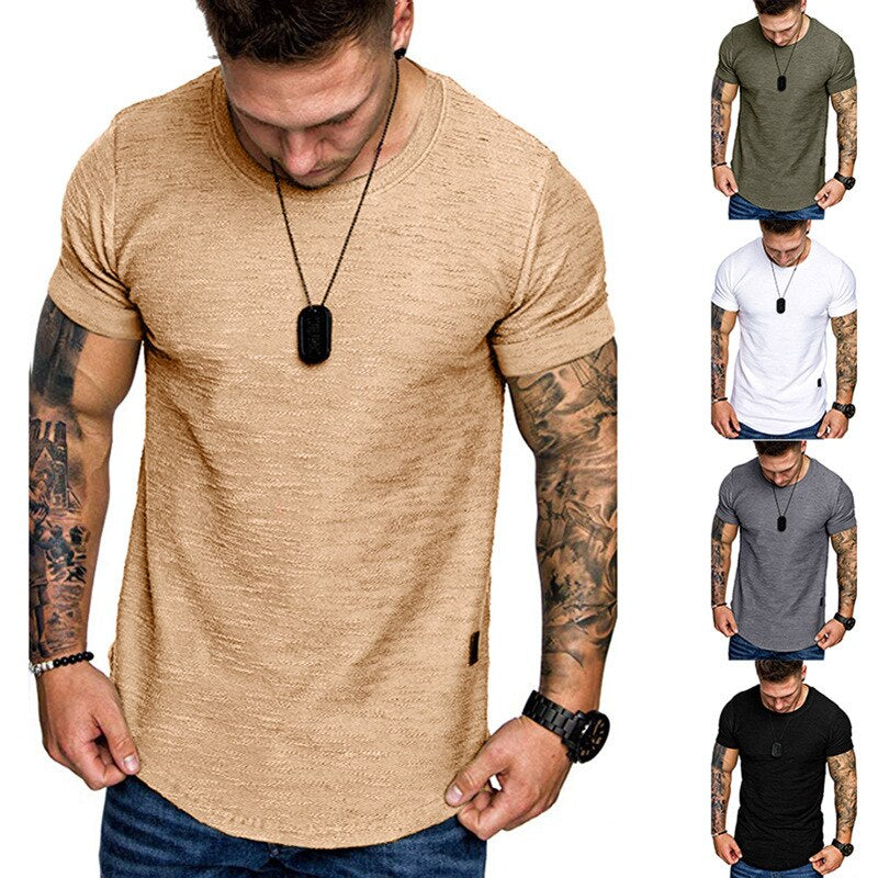 "Ultimate Men's Summer T-Shirt: Stylish, Comfortable, and Perfect for Fitness and Sports"